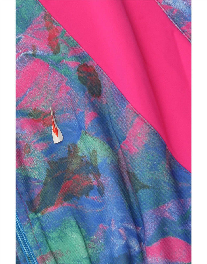 Trening Vintage pentru femei UK 16, mare, roz, color block