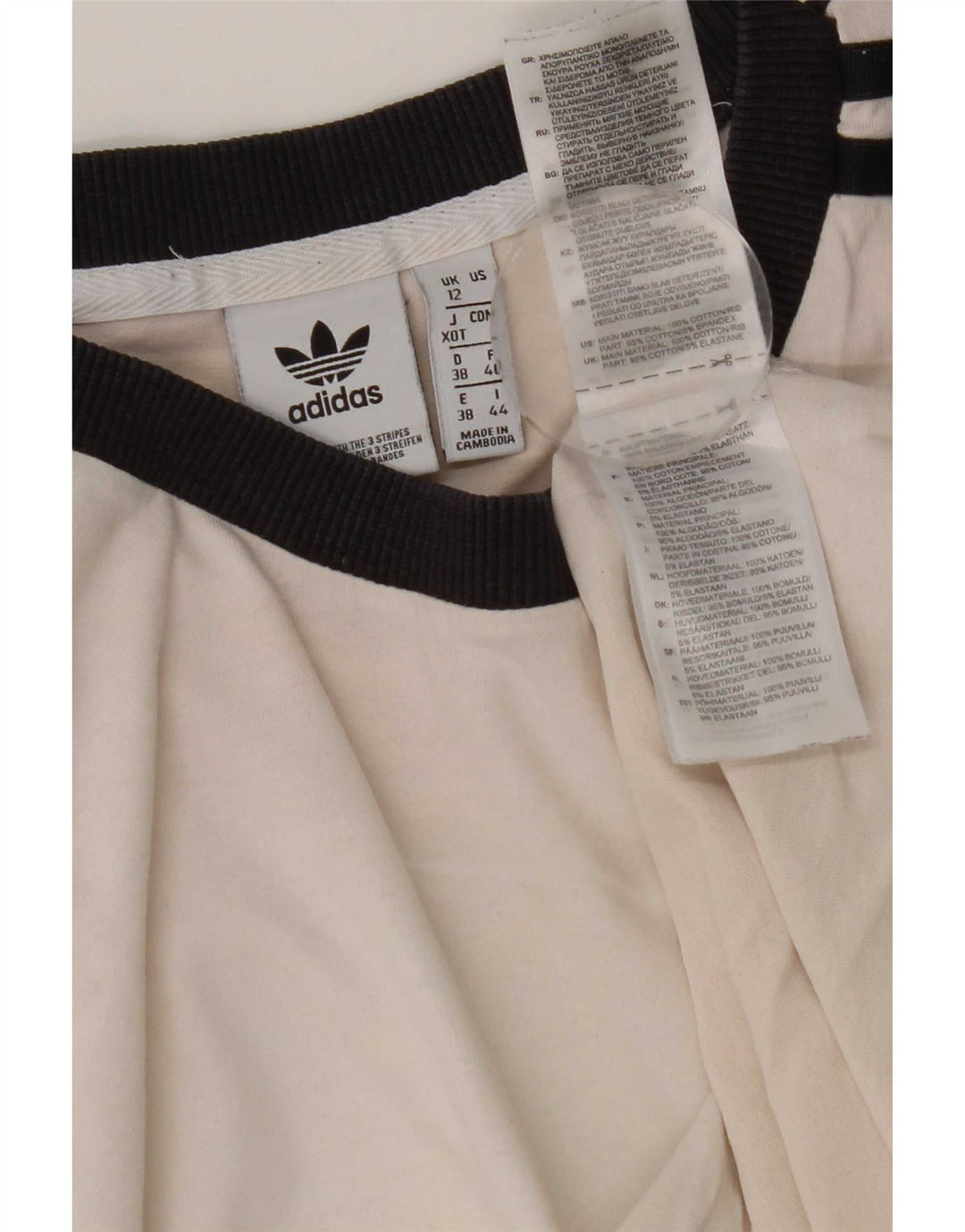Tricou Adidas pentru femei Top UK 12 Medium White Bumbac