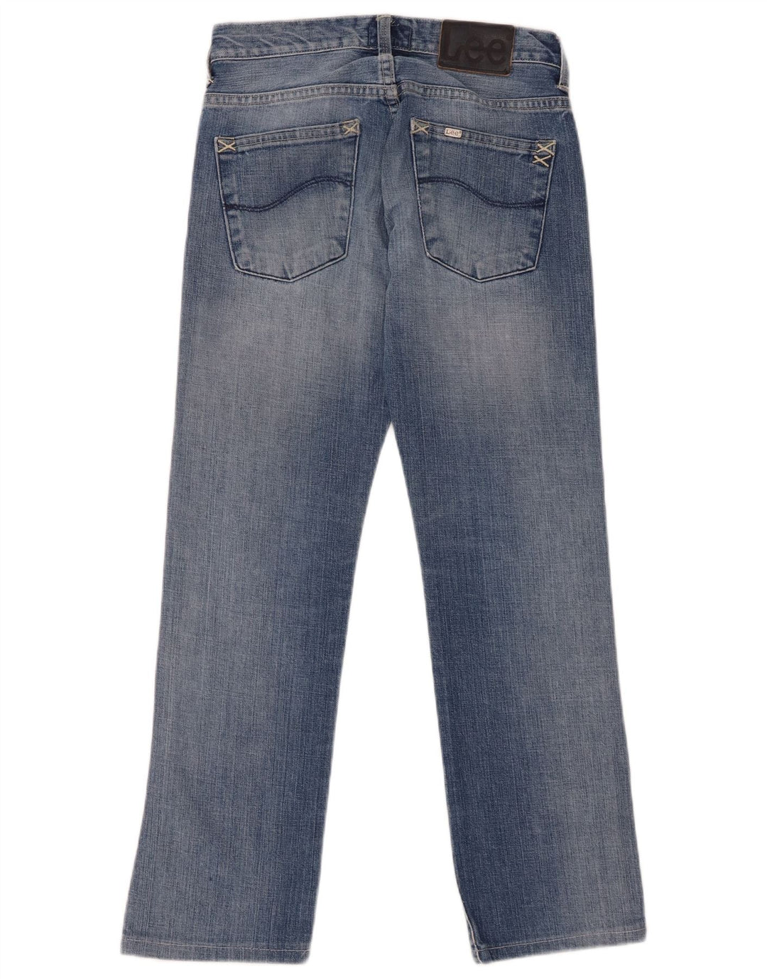 Blugi Lee Knox Straight pentru femei W28 L28 Bumbac albastru
