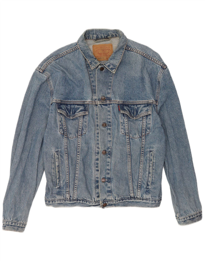 Jachetă de blugi Levi's 70503 pentru bărbați UK 42 XL Bumbac albastru