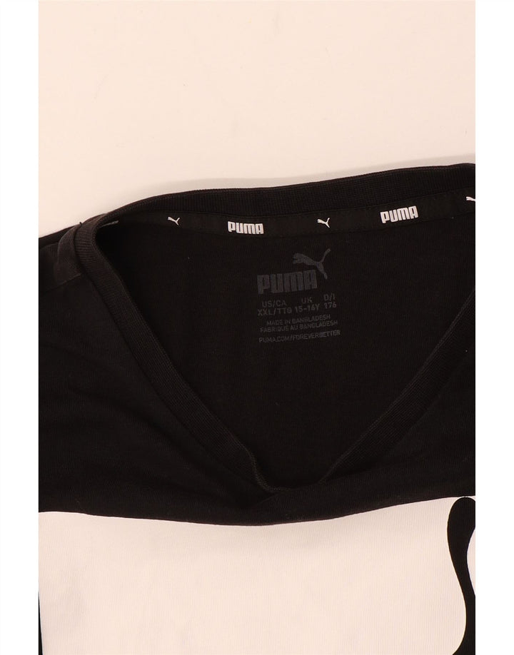 Tricou grafic PUMA pentru băieți Top 15-16 ani negru