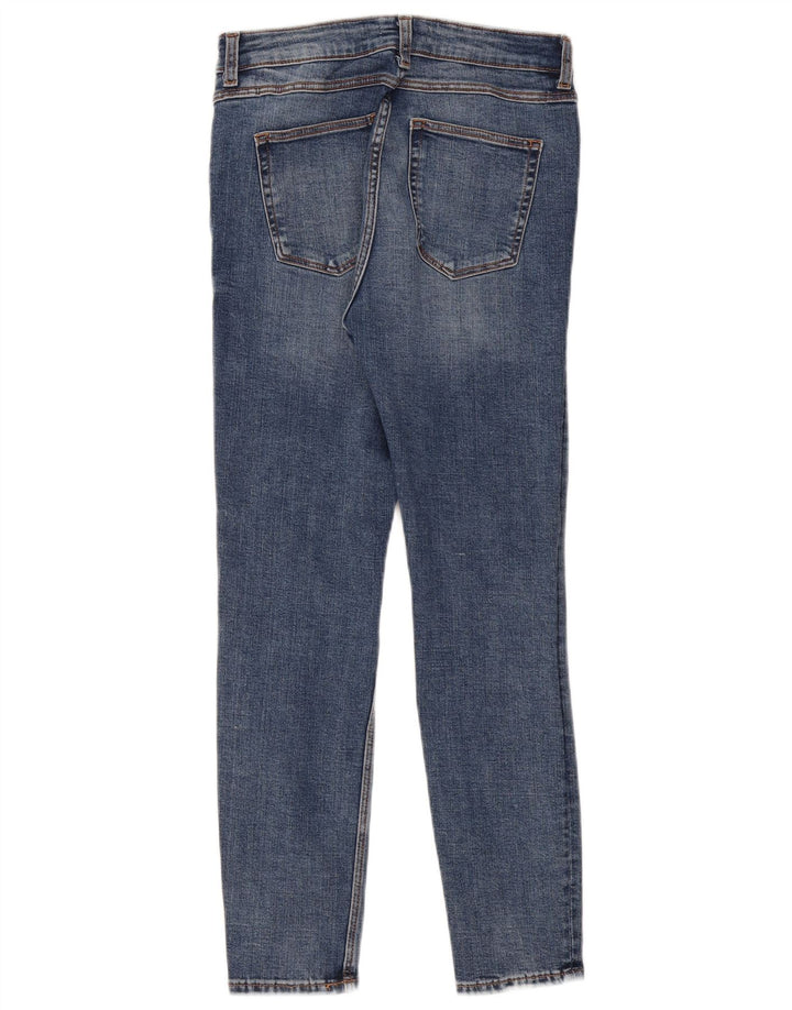Blugi skinny dama Zara EU 40 Medium W30 L27 Albastru