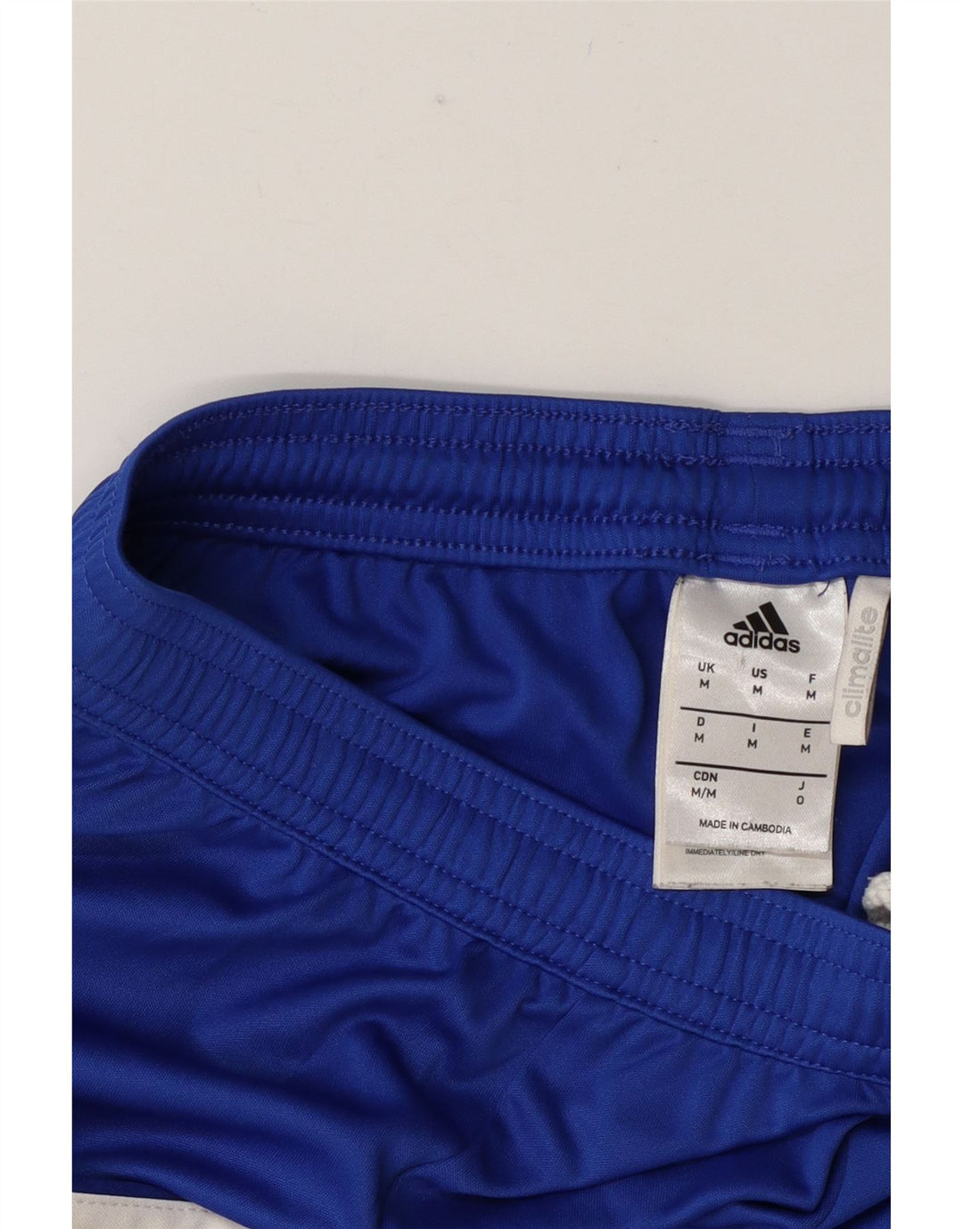 Pantaloni scurți sport pentru bărbați Adidas Climalite, albastru mediu, poliester color bloc