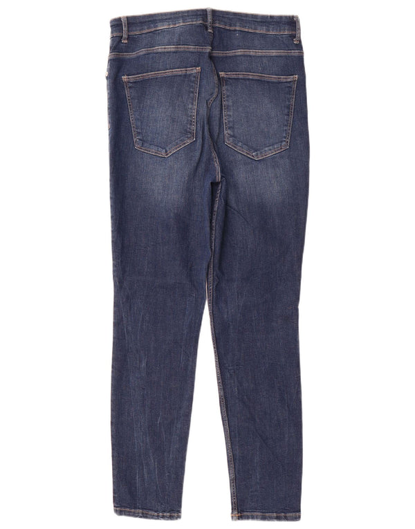 Blugi skinny de damă ZARA EU 44 XL W34 L28 Albastru Bumbac