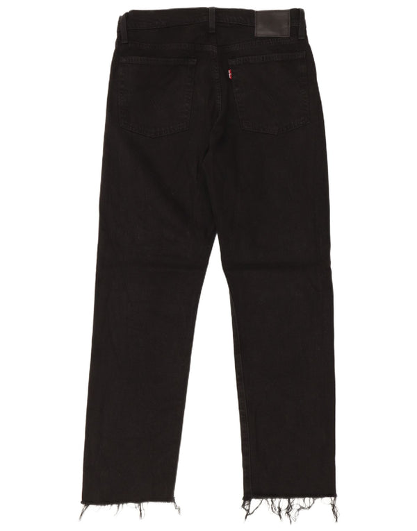 Blugi Levi's Wedgie Straight pentru femei W27 L28 bumbac negru