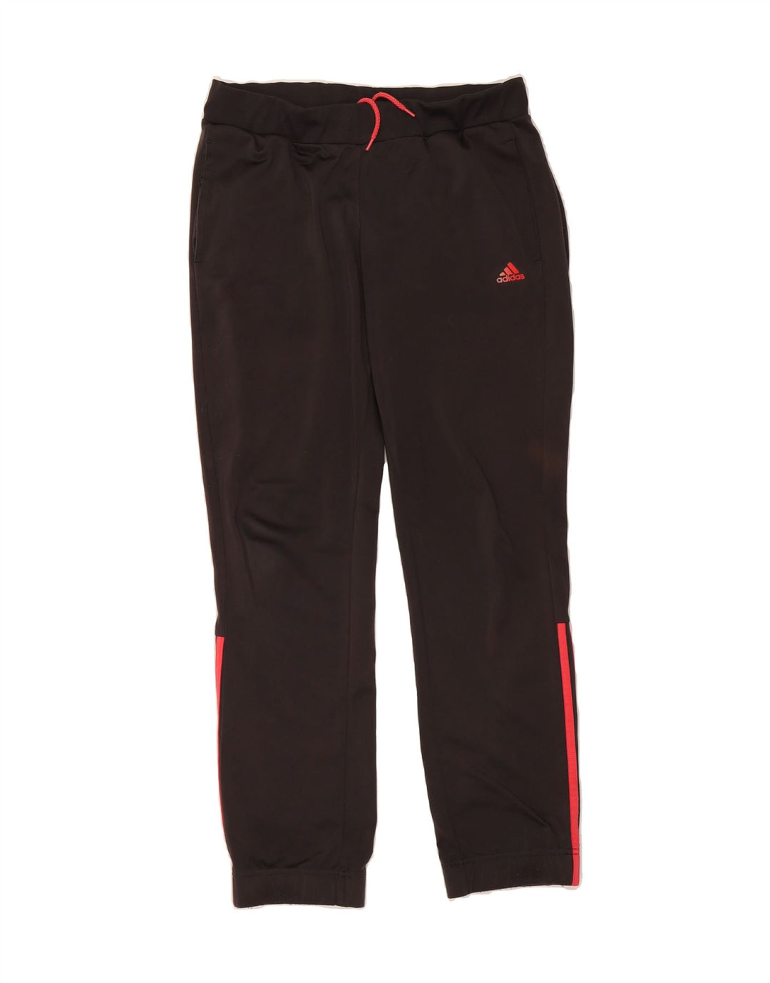 ADIDAS Womens Tracksuit Trousers Joggers UK 14 Medium Black Polyester Vintage Adidas and Second-Hand Adidas from Messina Hembry 