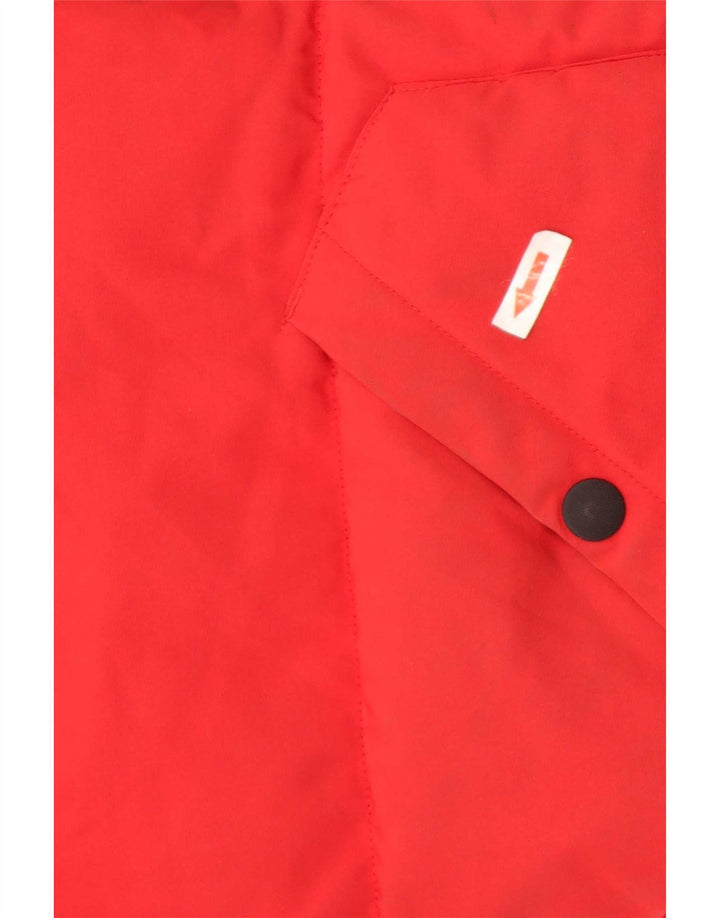 Jachetă căptușită cu glugă pentru bărbați Marks & Spencer UK 38 Medium Red Colorblock