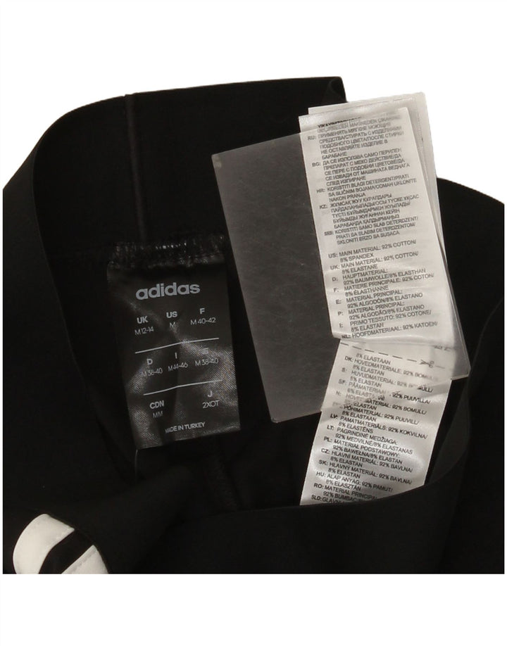 Leggings pentru femei Adidas UK 12/14 bumbac mediu negru