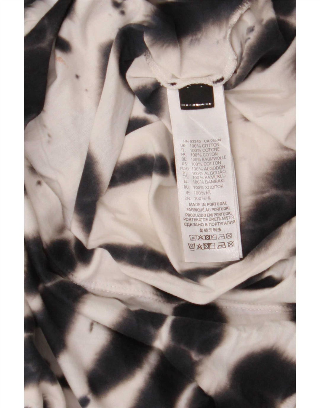 Tricou grafic cu mânecă scurtă Diesel pentru bărbați Top mic multicolor Tie Dye