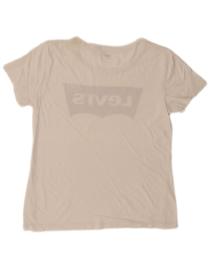 Tricou grafic LEVI'S pentru femei Top UK 12 Medium Off White