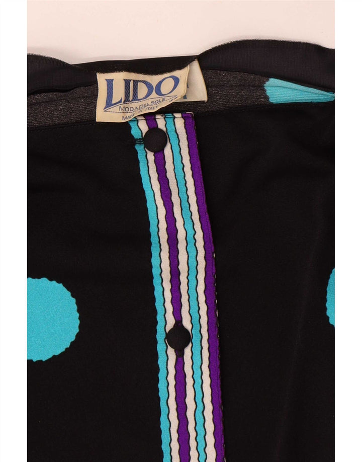 Rochie schimbătoare pentru femei Lido UK 14 mare, neagră, geometrică din poliamidă