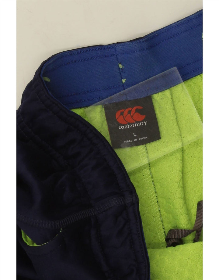 Pantaloni de trening pentru bărbați Canterbury Pantaloni de jogging mari poliester bleumarin