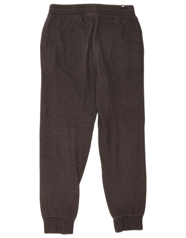 Pantaloni de trening Puma pentru bărbați Joggeri mici, gri bumbac