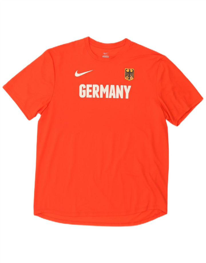 Tricou grafic Nike pentru bărbați Germania Top mare portocaliu