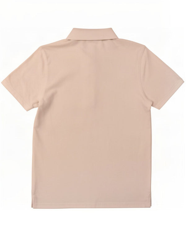 Tricou polo Lyle & Scott pentru bărbați, bumbac alb mediu
