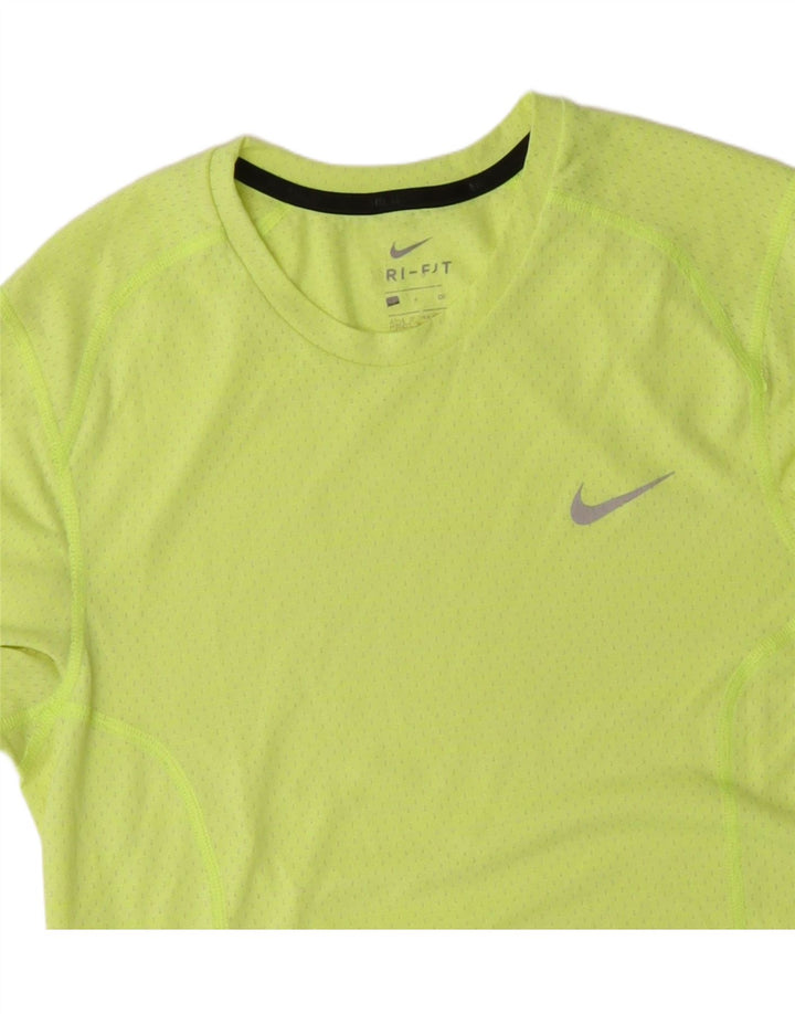Tricou pentru bărbați Nike Dri Fit Top mic galben