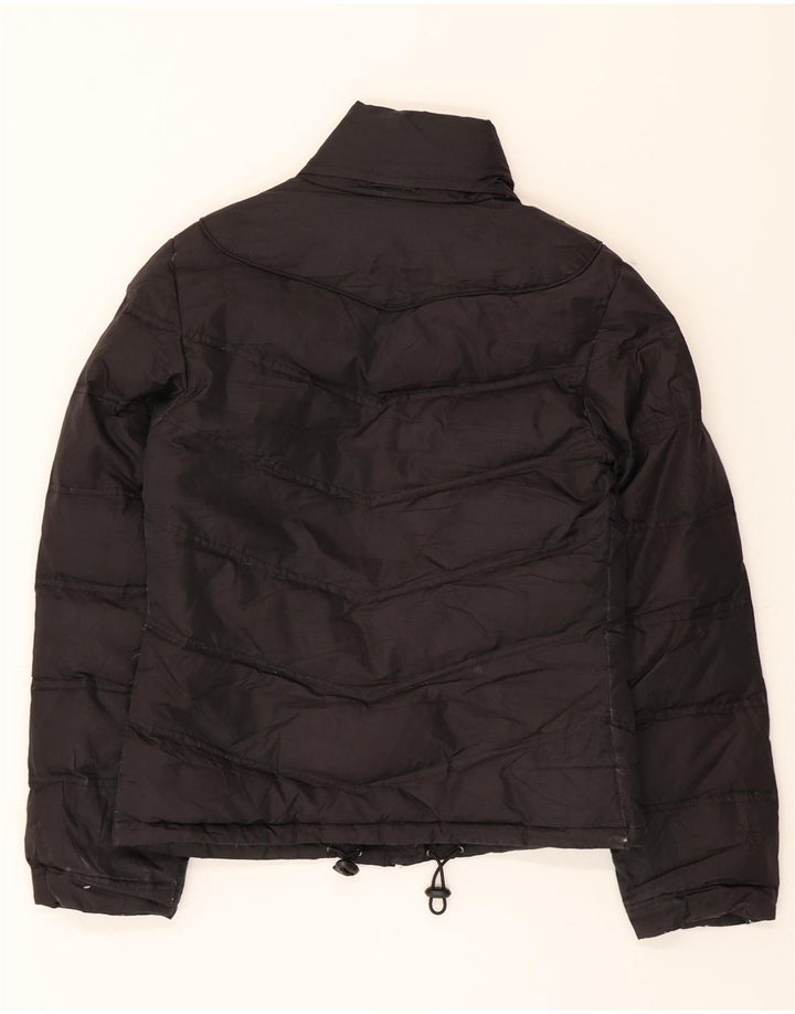CALVIN KLEIN JEANS Womens Padded Jacket UK 10 Small Black Polyester Vintage Calvin Klein Jeans and Second-Hand Calvin Klein Jeans from Messina Hembry 
