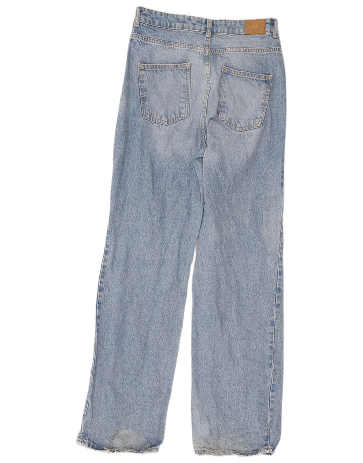 Blugi Drepți Femei Zara EU 38 Mici L30 L32 Bumbac Albastru