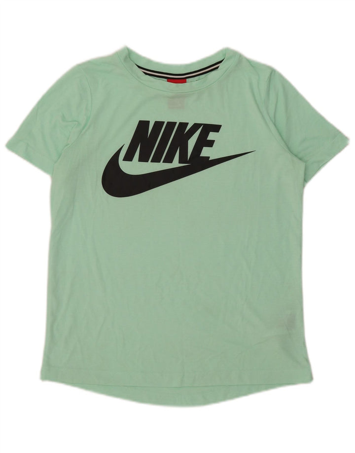 Tricou grafic Nike pentru femei Top UK 10 Small Green Poliester