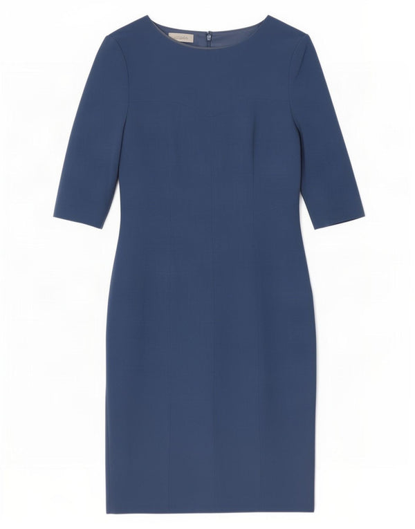 Rochie Hobbs pentru femei cu mâneci 3/4 UK 10 Small Blue Viscose