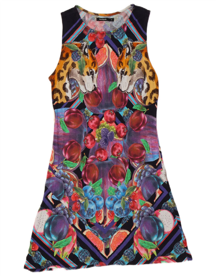 Rochie A-Line Desigual pentru femei, cu model abstract, UK 12 Medium Multicolor