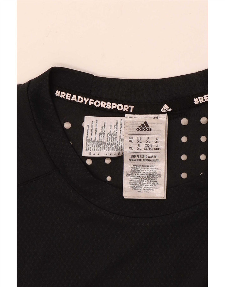 Tricou pentru bărbați Adidas Top XL Poliester cu pete negre