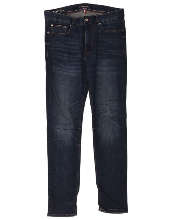 Blugi pentru bărbați Tommy Hilfiger Bleecker Slim W34 L32 Bumbac bleumarin