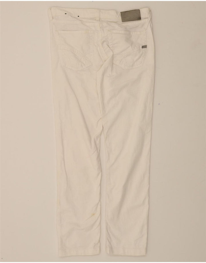 GAS Mens Straight Jeans W32 L30 White Cotton Vintage Gas and Second-Hand Gas from Messina Hembry 