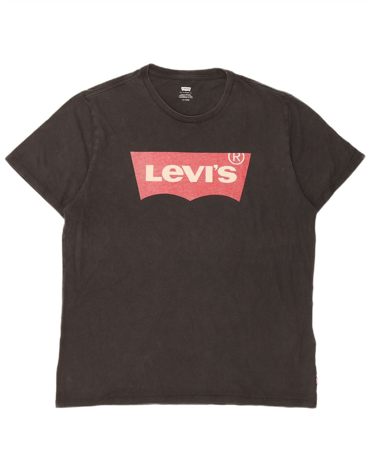 Tricou grafic pentru bărbați Levi's Top XL bumbac negru