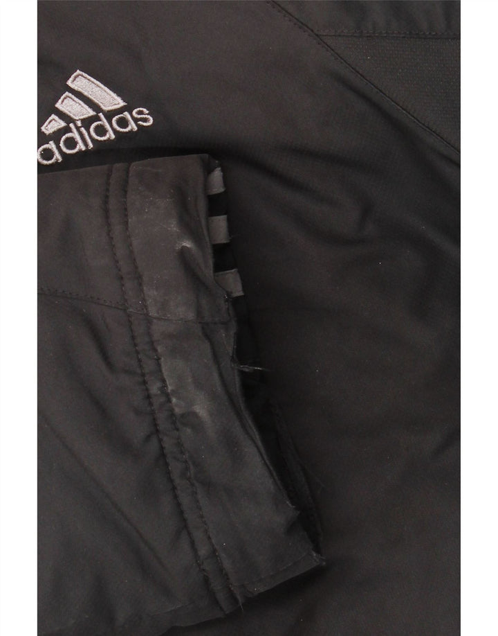 Jachetă ADIDAS pentru bărbați, UK 40, mare, negru, poliester