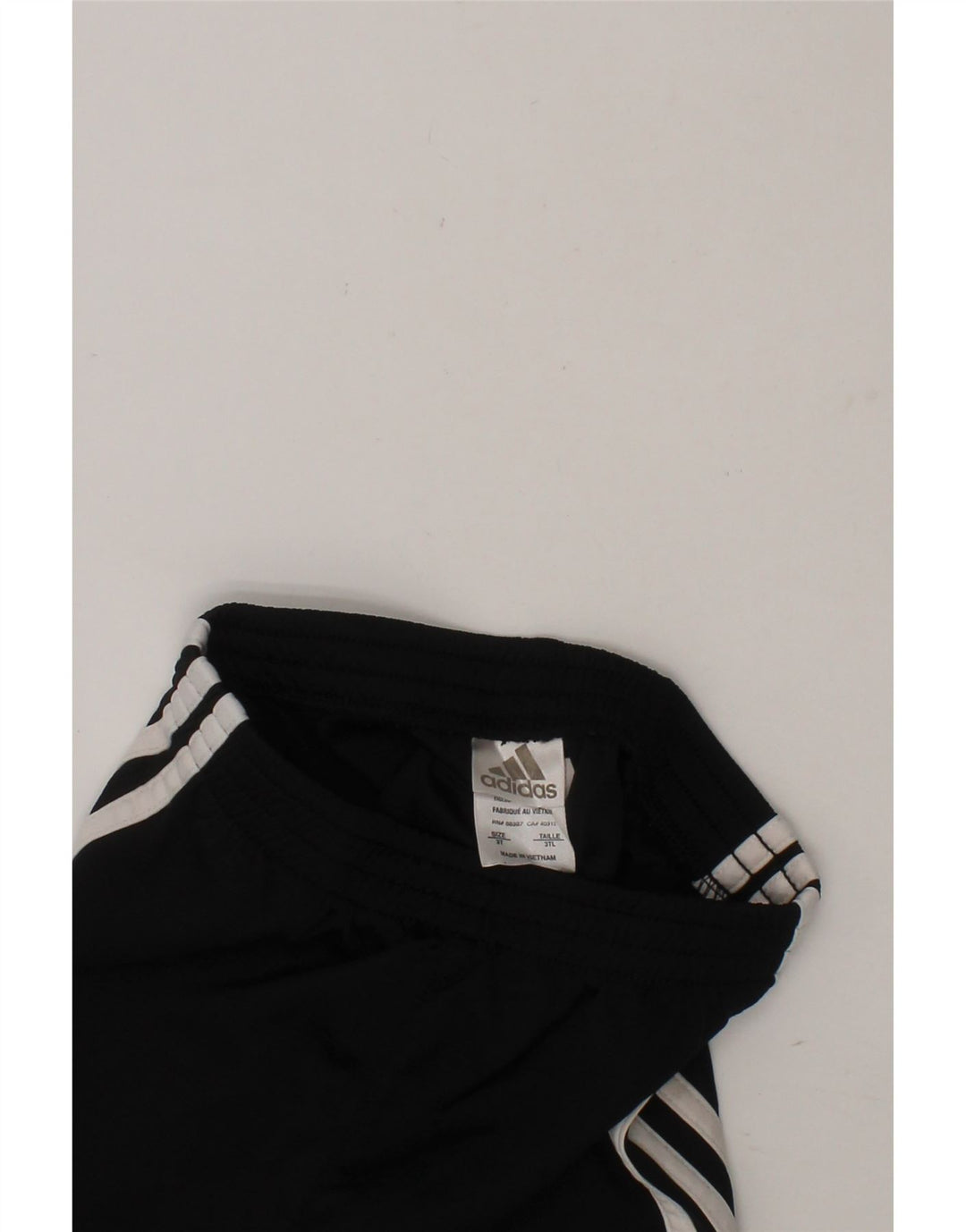 ADIDAS Boys Sport Shorts 2-3 Years  Black Colourblock Polyester Vintage Adidas and Second-Hand Adidas from Messina Hembry 