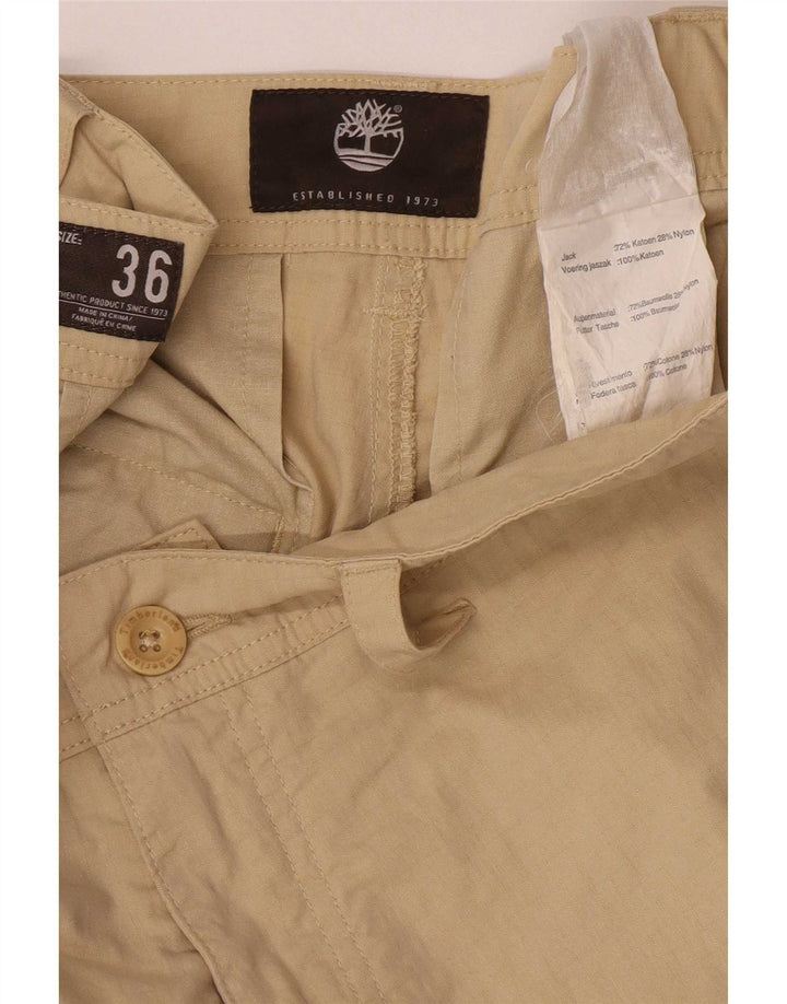 Pantaloni scurți pentru bărbați Timberland Cargo W36 Large Beige Bumbac