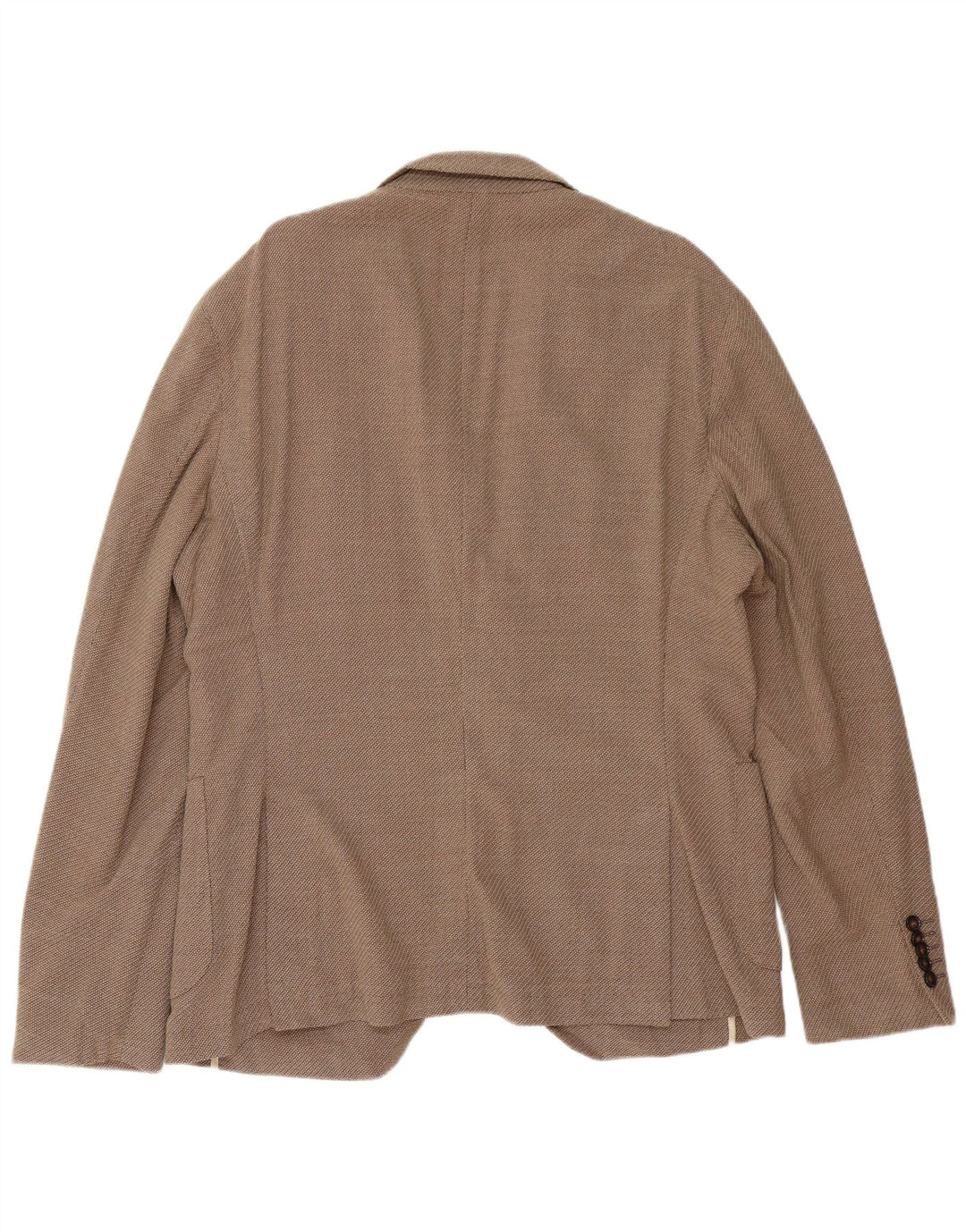 Jachetă pentru bărbați Hugo Boss Slim Fit cu 2 nasturi EU 56 3XL maro Lână virgină