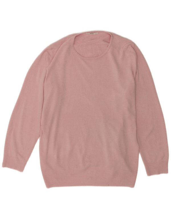 Pulover pentru femei Marks & Spencer cu decolteu triplu, UK 18 XL, roz