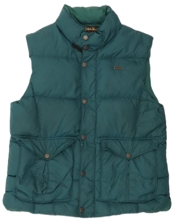 Gilet Napapijri Geographic Padded pentru bărbați UK 38 Medium Green Poliamidă