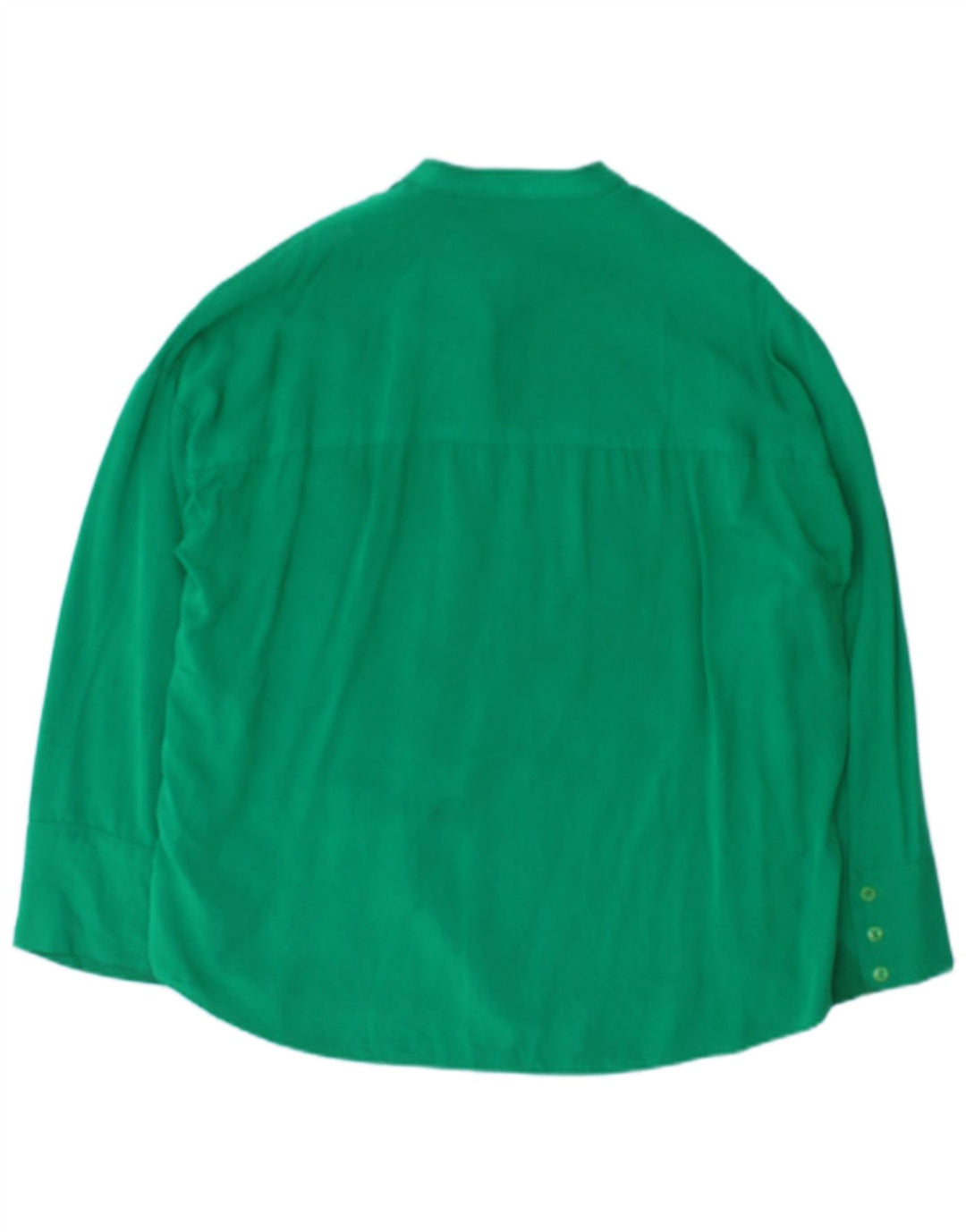 Bluză cămașă supradimensionată pentru femei Zara UK 10 Small Green Viscose