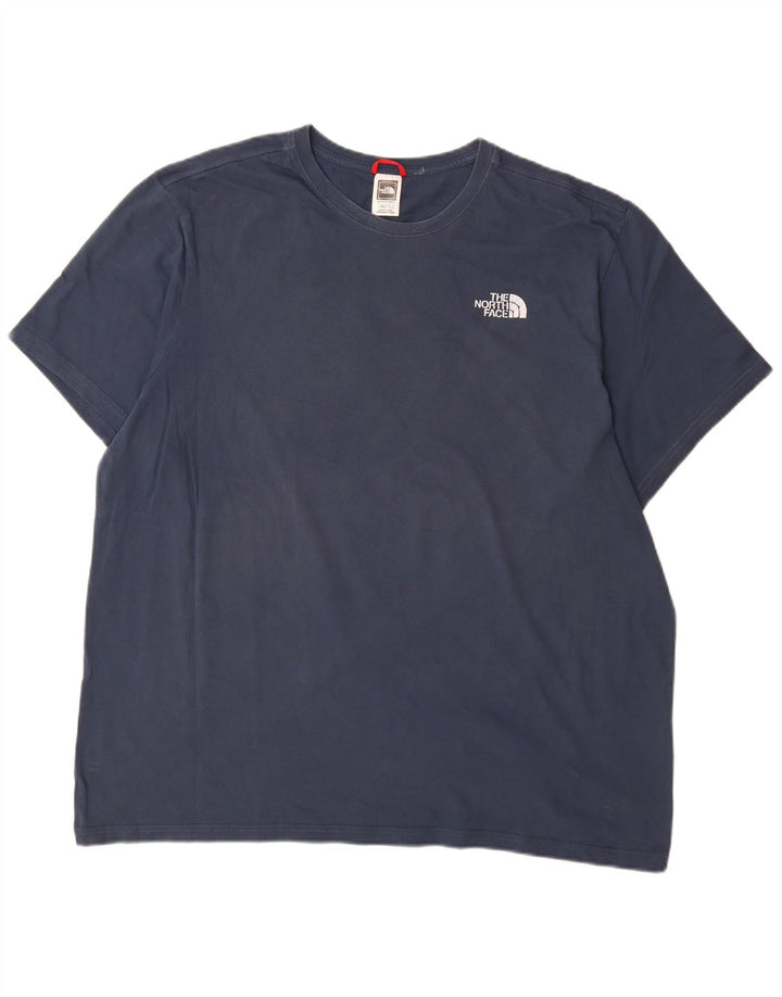 Tricou grafic pentru bărbați THE NORTH FACE Top 2XL bumbac bleumarin