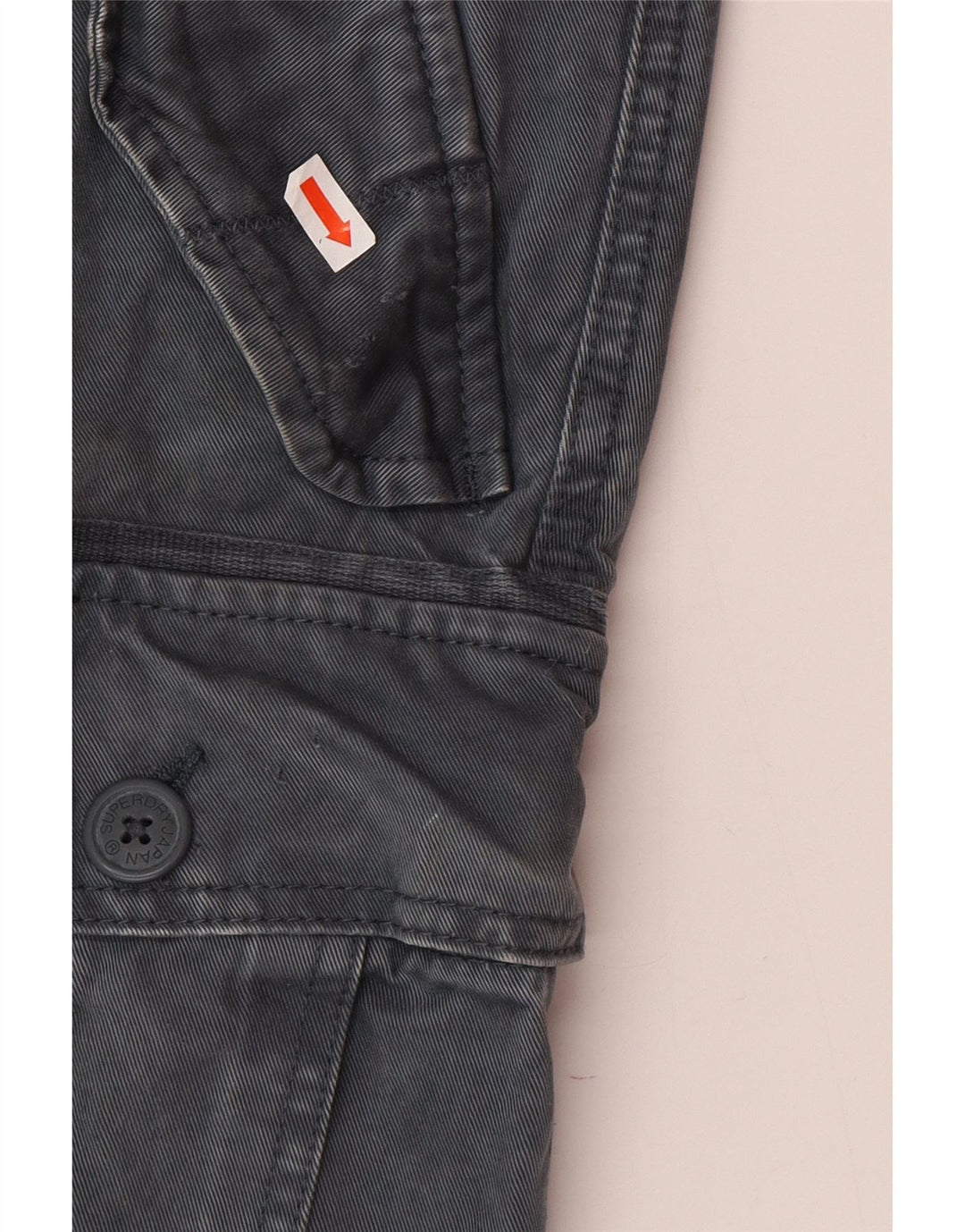 Pantaloni scurți cargo pentru bărbați SUPERDRY Medium W32, bumbac gri