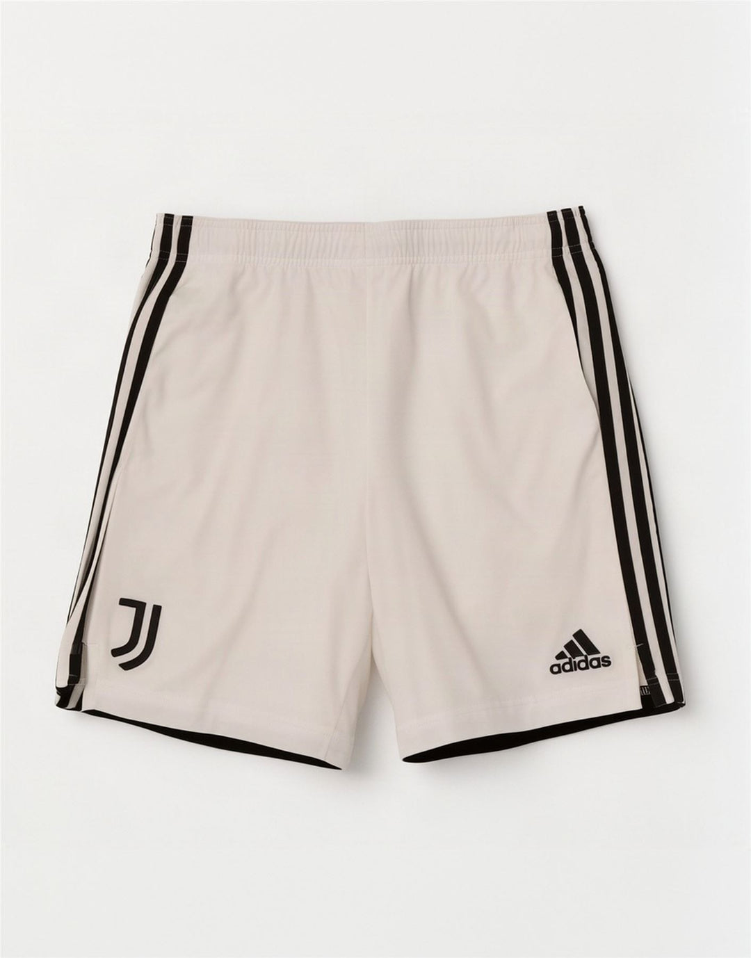 Pantaloni scurți sport pentru bărbați Adidas Juventus, poliester alb mediu
