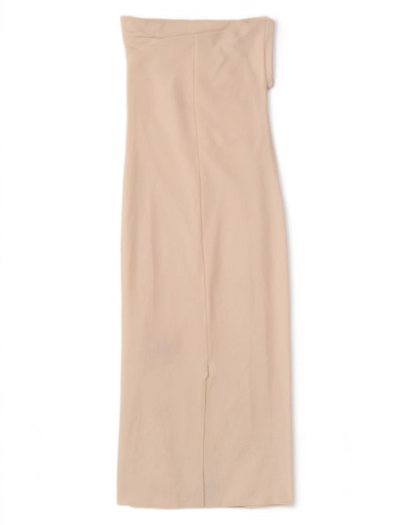 Rochie fără bretele pentru femei Zara UK 14 Medium White Viscose