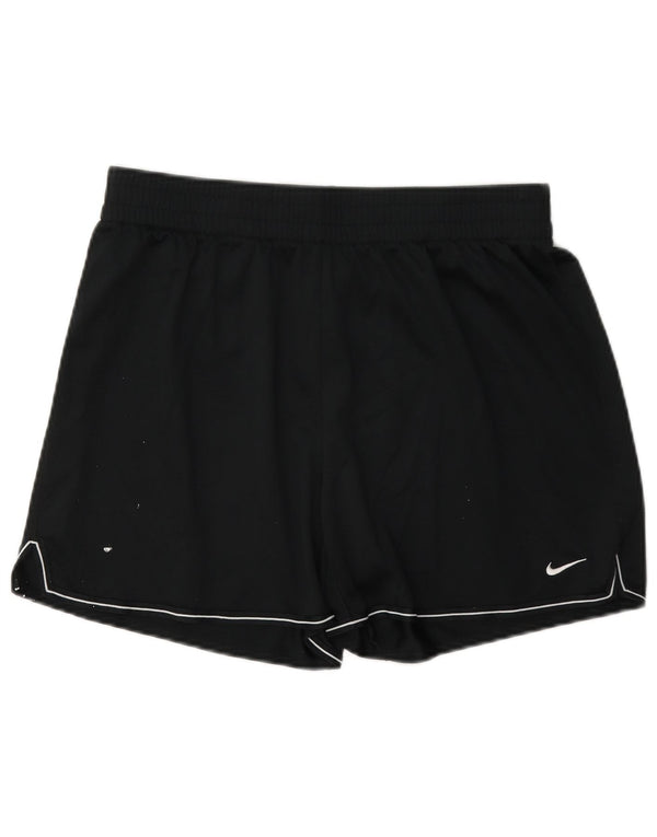 Pantaloni scurți sport Nike Dri Fit pentru bărbați, poliester mediu negru