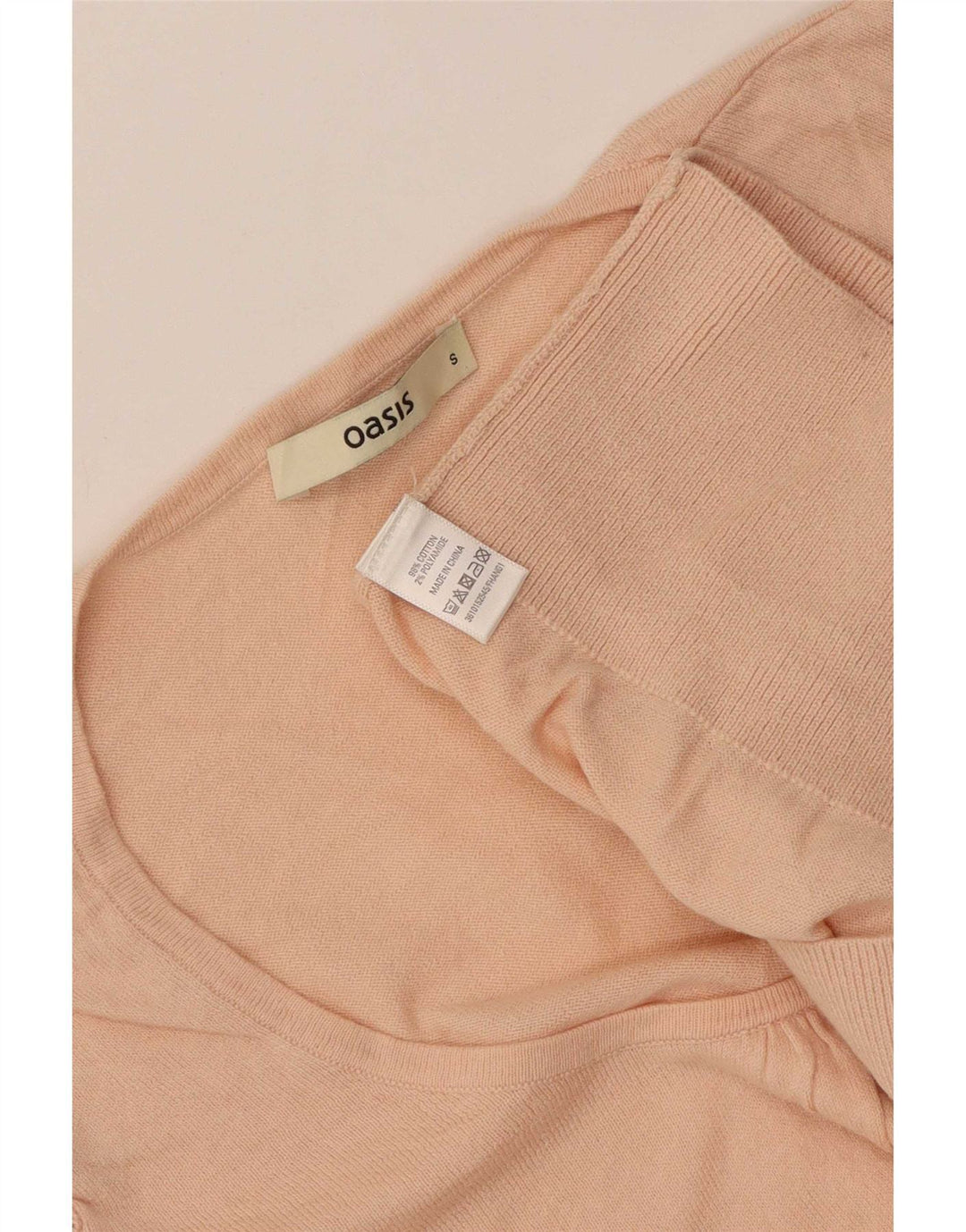 Oasis Bluză pentru femei Top UK 10 Small Pink Bumbac