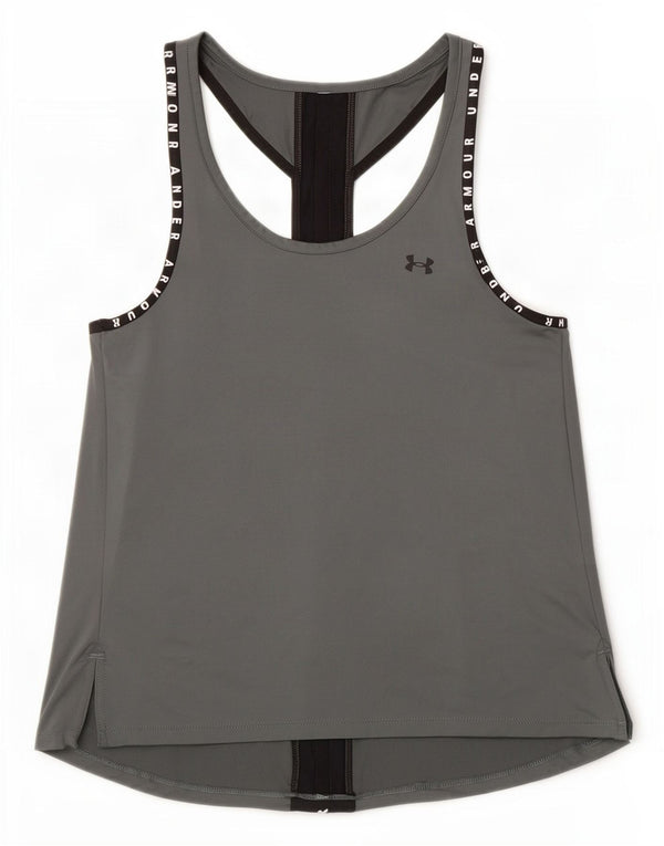 Top cu vestă grafică pentru femei Under Armour UK 6 XS Gri Colorblock