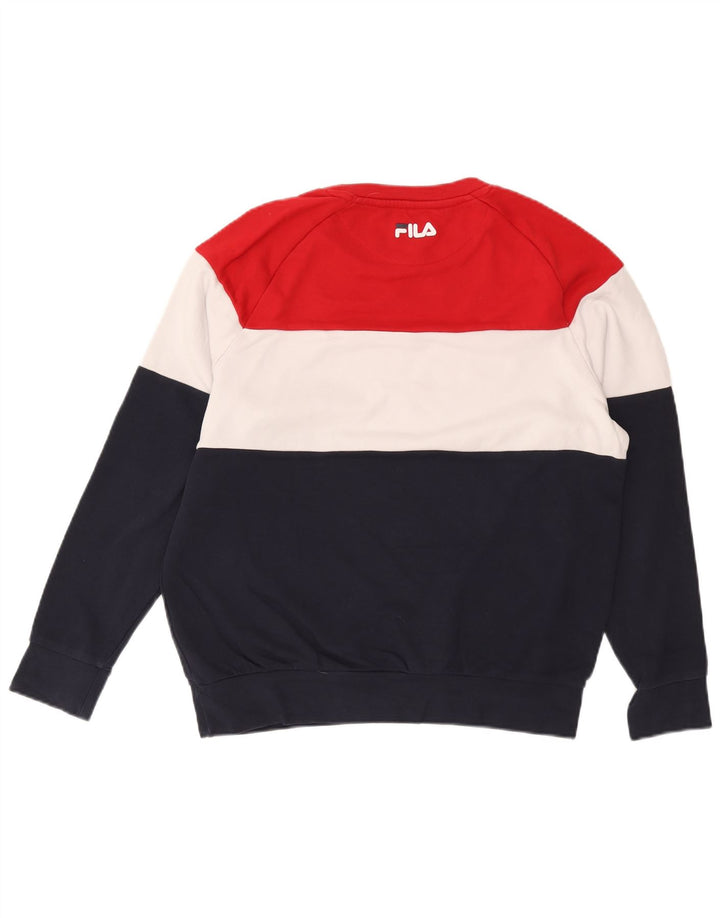 Pulover cu grafică pentru bărbați Fila UK 14 Mediu Multicolor Colorblock