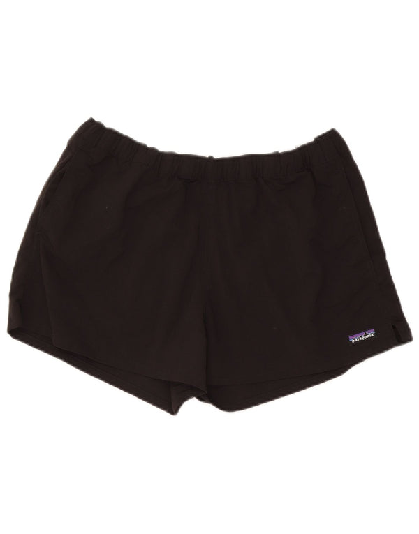Patagonia Womens Swimming Shorts UK 14 Large Black Nylon