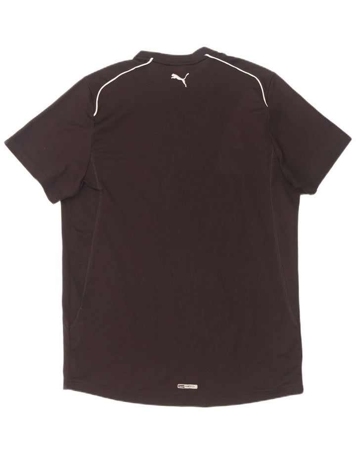 Tricou grafic Puma pentru bărbați Top mare poliester negru