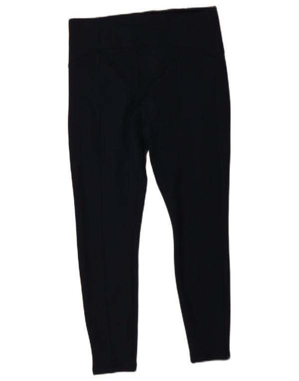 Leggings crop pentru femei Marks & Spencer UK 12 Medium Bluemarin Blue Viscose