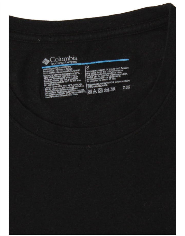 Columbia Bărbați Tricou Top Mic Negru Bumbac
