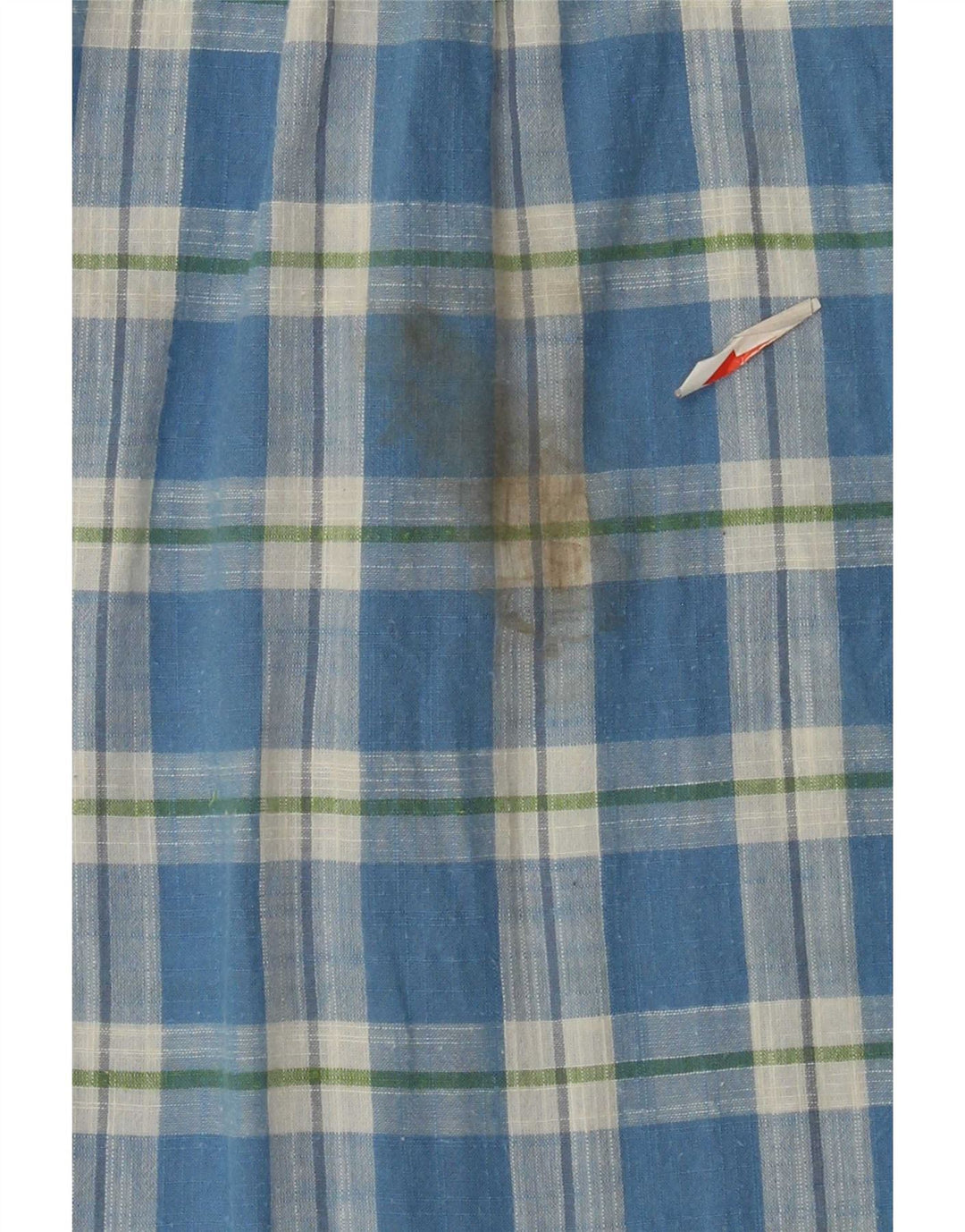 Cămașă cu mânecă scurtă pentru bărbați Wrangler 2XL, bumbac cu carouri albastre