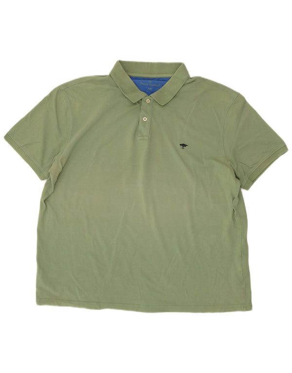 Tricou polo pentru bărbați Fynch Hatton, bumbac verde 2XL
